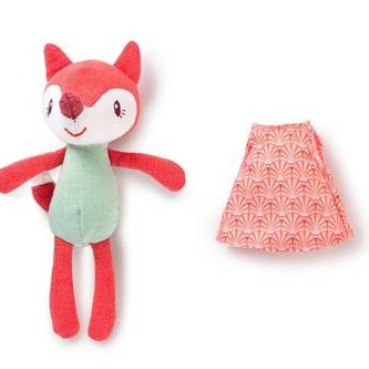 LILLIPUTIENS, Mini - przytulanki rodzina lisków z rozkładaną matą Lisiczka Alice LILLIPUTIENS, Mini - przytulanki rodzina lisków z rozkładaną matą Lisiczka Alice