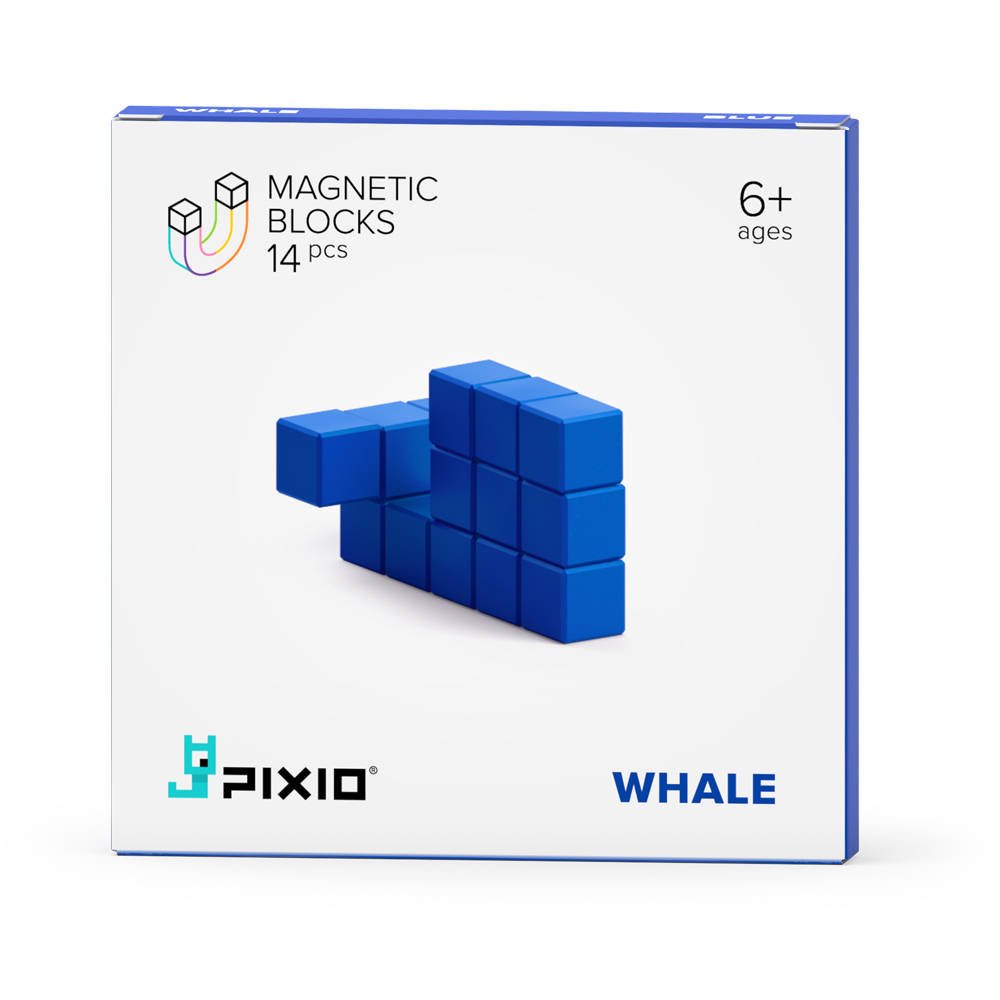 Pixio, Klocki Light Blue Whale 14 Color Series