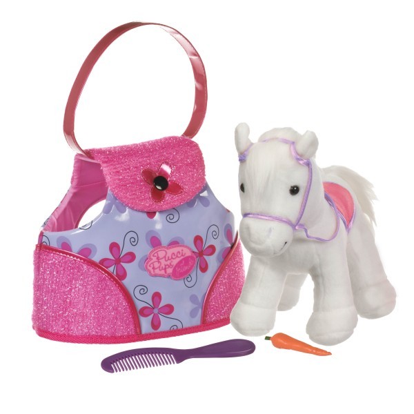Pucci Pups, Pluszowy KONIK w eleganckiej torebce z akcesoriami Pucci Pups, Pluszowy KONIK w eleganckiej torebce z akcesoriami