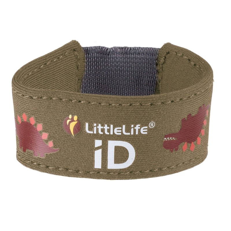 LittleLife, Neoprenowa opaska informacyjna ID - Dinozaur