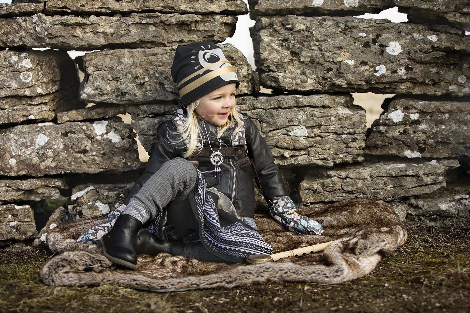 Elodie Details, Czapka Zimowa - Gilded Playful Pepe 0-6m