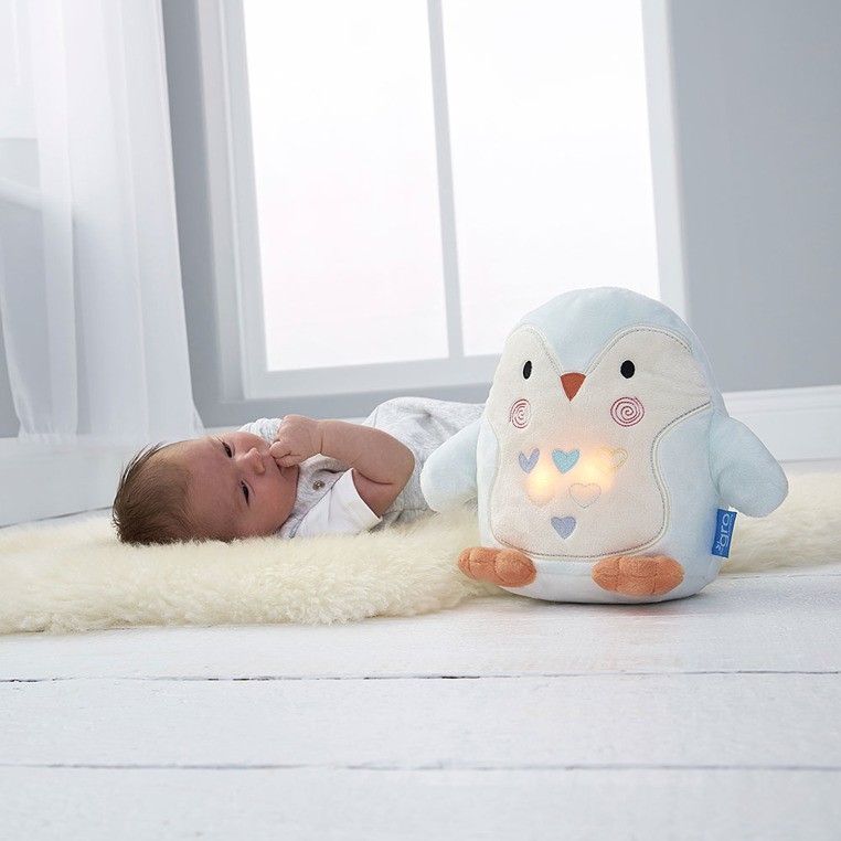 Gro Company, Pingwin Percy Szumiąca Przytulanka z czujnikiem płaczu i lampką nocną