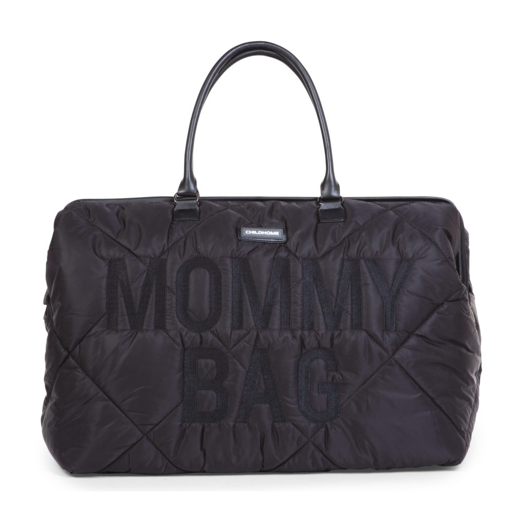 Childhome, Torba Mommy bag Pikowana Czarna Childhome, Torba Mommy bag Pikowana Czarna