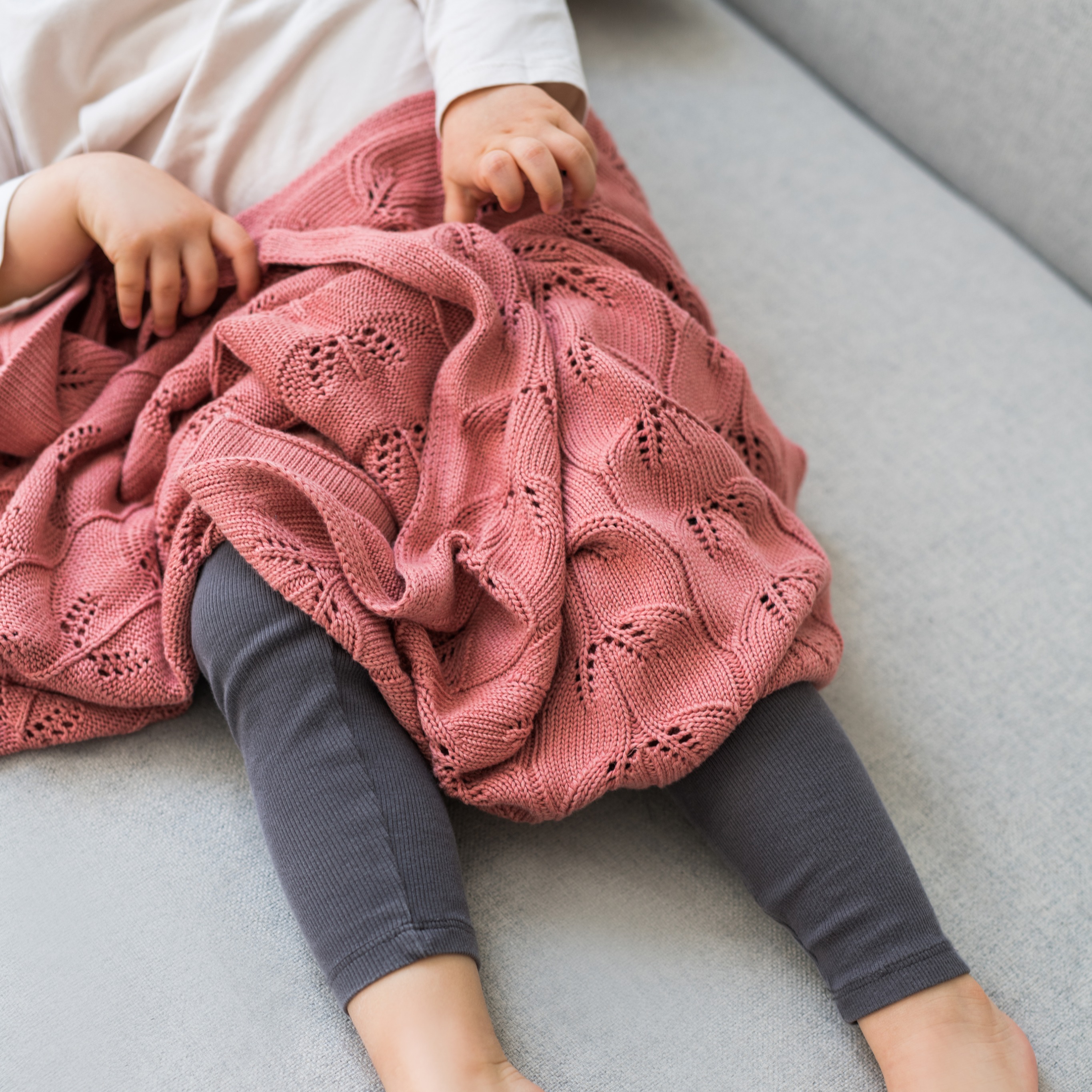 Poofi, Kocyk bambusowy Milano - herbaciana róża Poofi, Kocyk bambusowy Milano - herbaciana róża