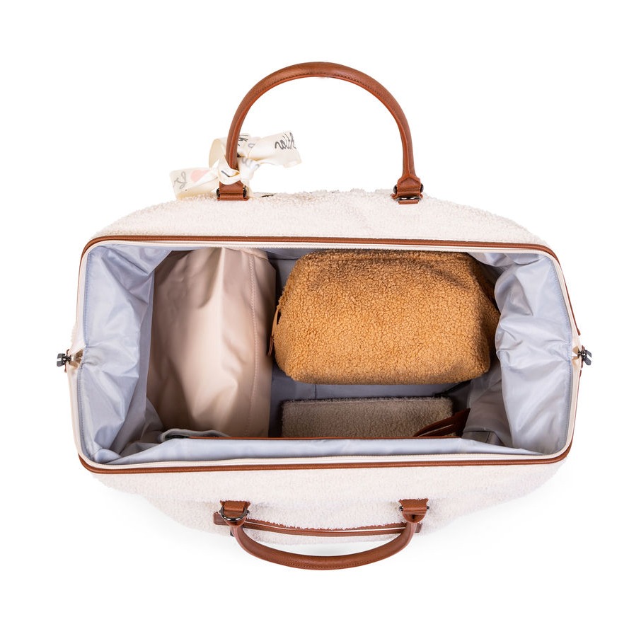 Childhome, Torba Mommy Bag Teddy Bear White (Limited Edition) Childhome, Torba Mommy Bag Teddy Bear White (Limited Edition)