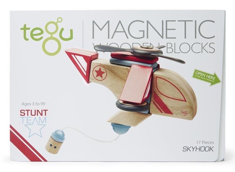Tegu, Drewniane klocki magnetyczne STUNT TEAM Skyhook Tegu, Drewniane klocki magnetyczne STUNT TEAM Skyhook