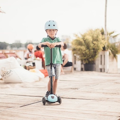 SCOOTANDRIDE Highwaykick 3 LED Hulajnoga składana ze świecącymi kółkami 3+ Lemon SCOOTANDRIDE Highwaykick 3 LED Hulajnoga składana ze świecącymi kółkami 3+ Lemon
