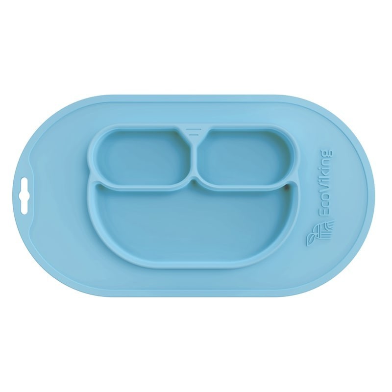 Eco Viking, BLW 4 in 1 Eating Helper Owl Arctic Blue