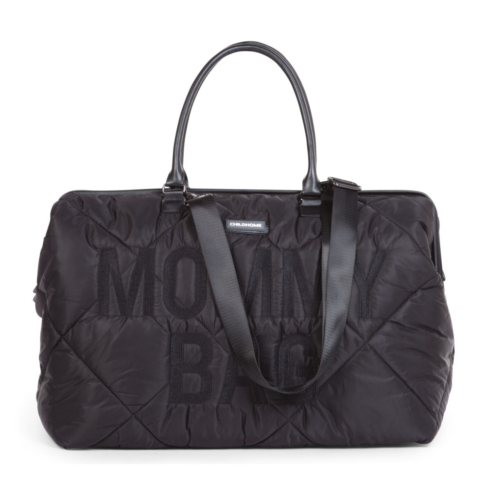 Childhome, Torba Mommy bag Pikowana Czarna Childhome, Torba Mommy bag Pikowana Czarna