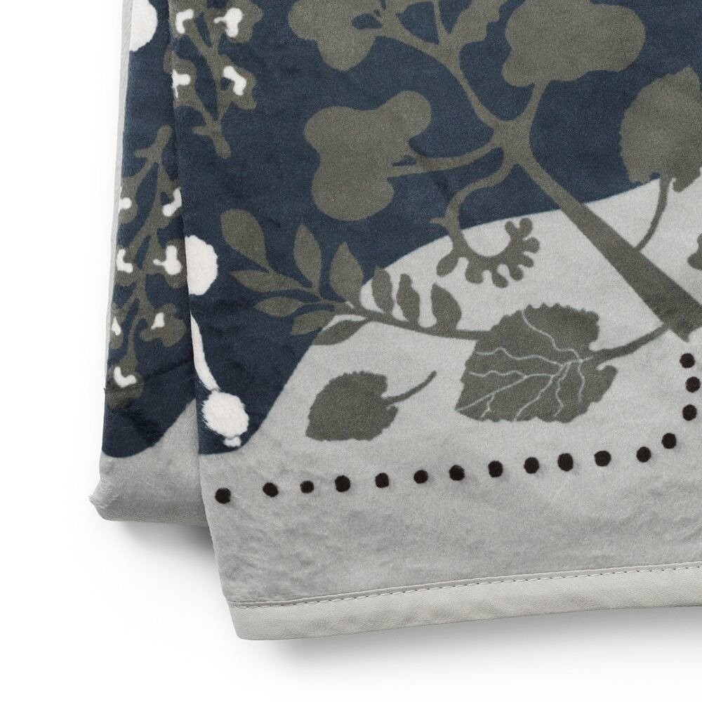 Elodie Details, Kocyk Pearl Velvet - Rebel Poodle Mineral Green