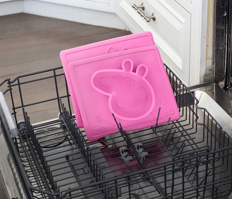 EZPZ, Silikonowa miseczka z podkładką 2w1 Peppa Pig™ różowa EZPZ, Silikonowa miseczka z podkładką 2w1 Peppa Pig™ różowa
