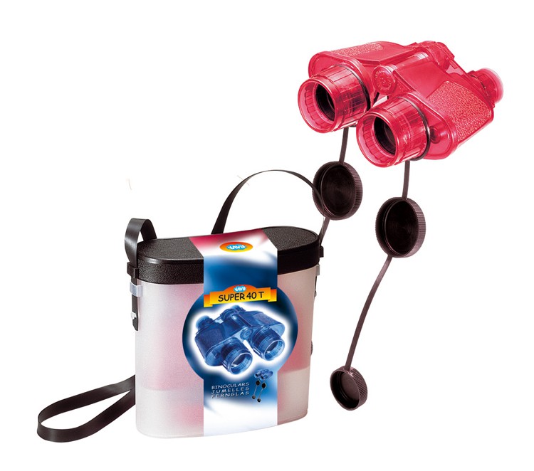 lornetka przeźroczysta (czerwona lub niebieska) lornetka przeźroczysta (czerwona lub niebieska)