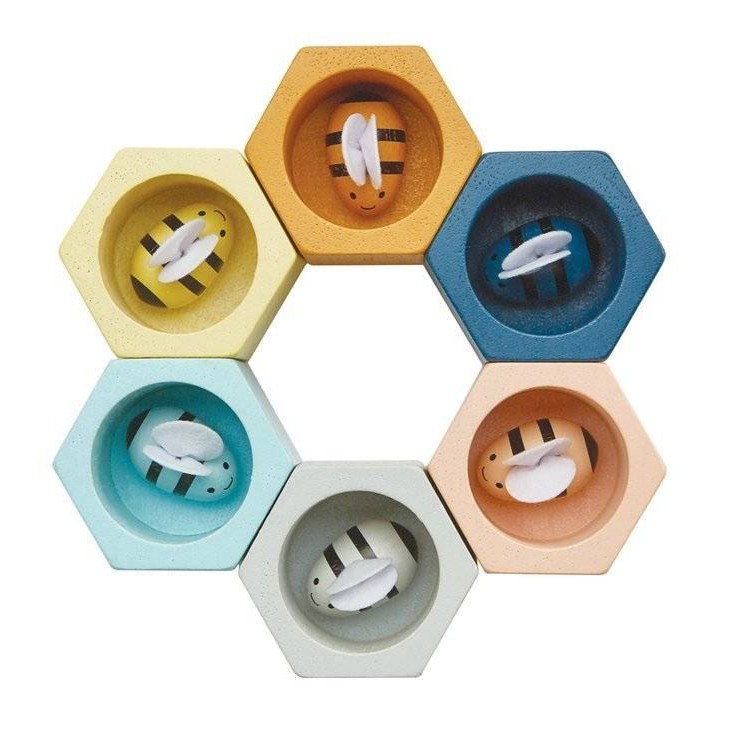 Plan Toys, Plaster miodu z pszczółkami - barwy sadu Plan Toys, Plaster miodu z pszczółkami - barwy sadu