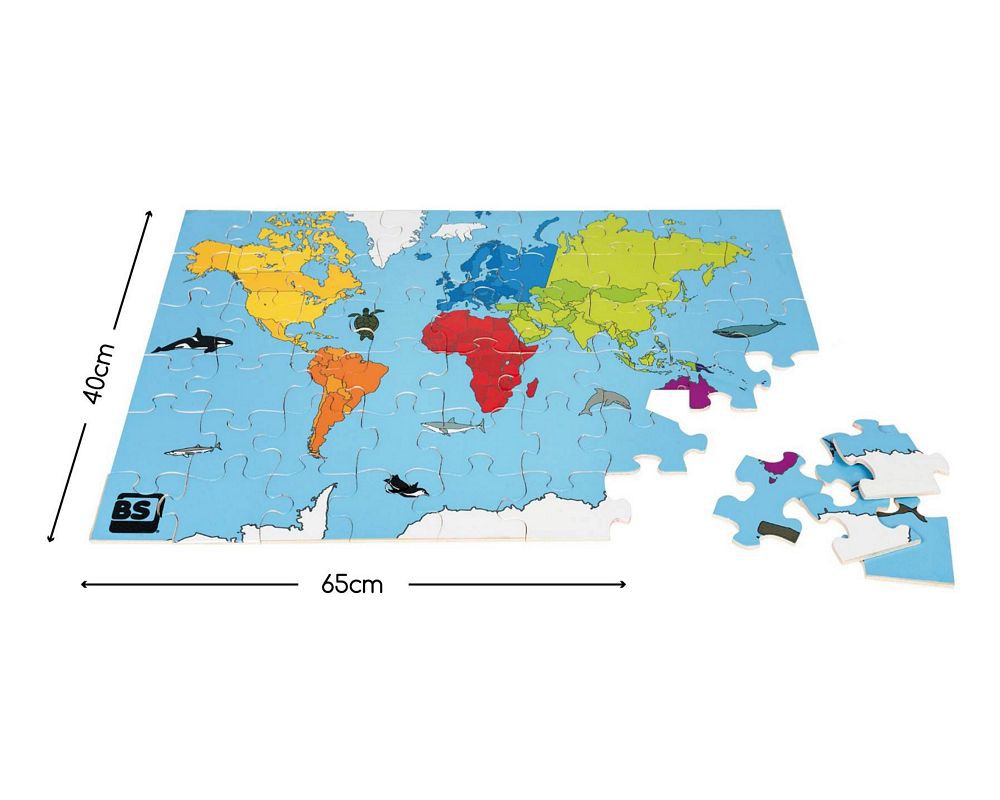 Puzzle Mapa Świata
