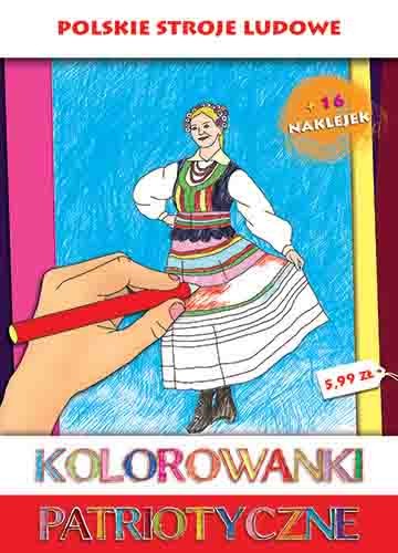 Polskie stroje ludowe kolorowanki patriotyczne