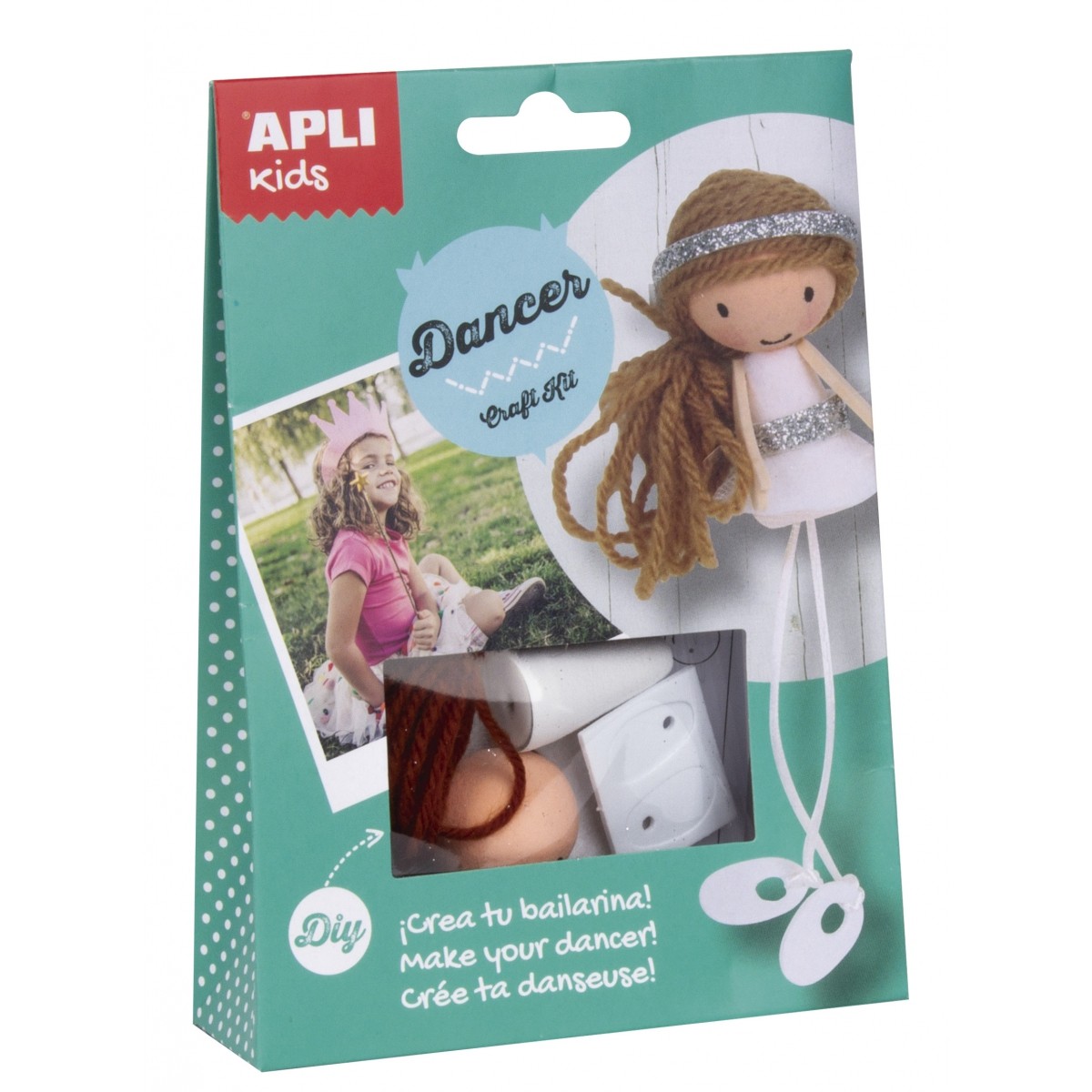 Apli Kids, Zestaw artystyczny - Baletnica Apli Kids, Zestaw artystyczny - Baletnica