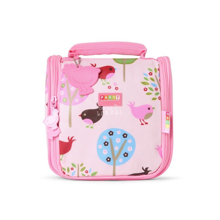 Kosmetyczka dla Malucha różowa w ptaszki