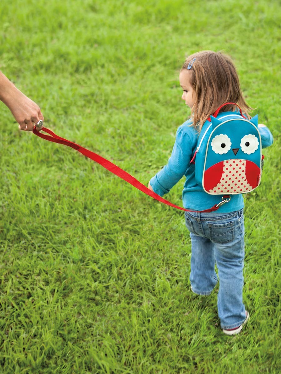 Skip Hop, plecaczek ze smyczą Zoo Baby - Sowa