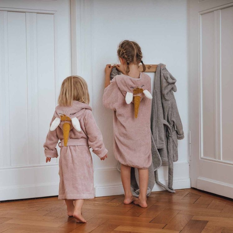 Kikadu, Szlafrok dziecięcy Jednorożec - różowy