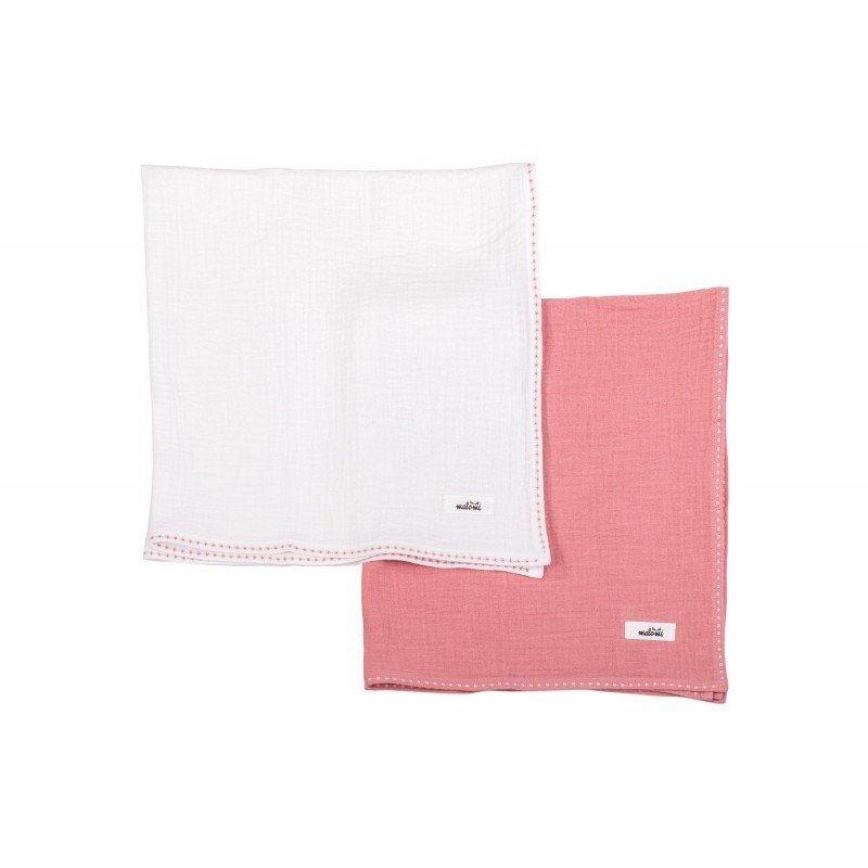 Malomi Kids, PIELUSZKI MUSLIN PINK
