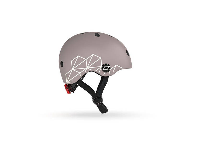 Scootandride, Kask XXS-S dla dzieci 1-5 lat Brown Lines