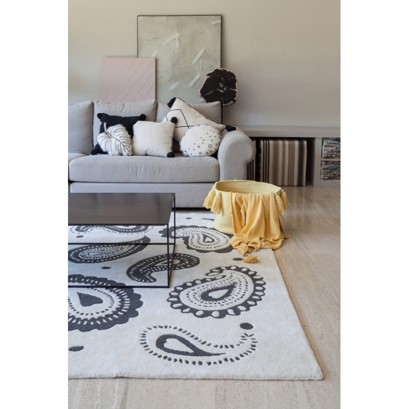Lorena Canals, Basket Tassels Yellow Lorena Canals, Basket Tassels Yellow