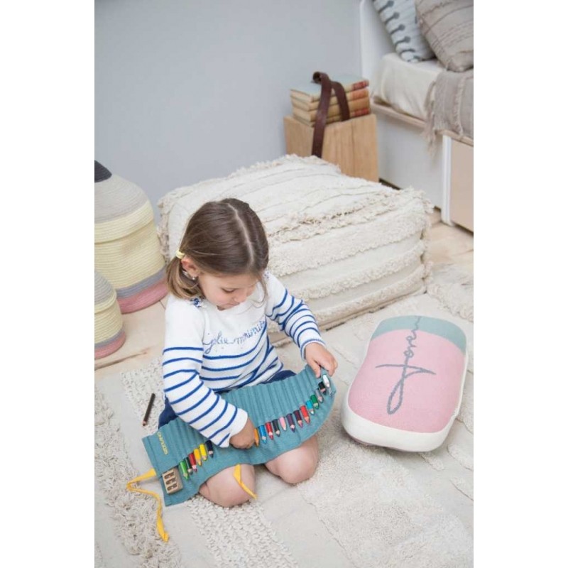 Lorena Canals, Poduszka bawełniana Knitted Cushion Eraser Lorena Canals, Poduszka bawełniana Knitted Cushion Eraser