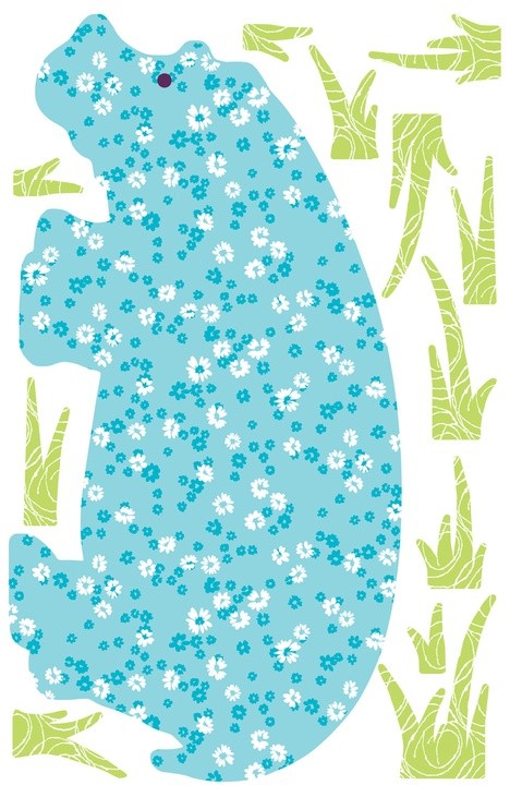 RoomMates, naklejki wielokrotnego użytku - Egzotyczne zwierzęta (kolorowe)