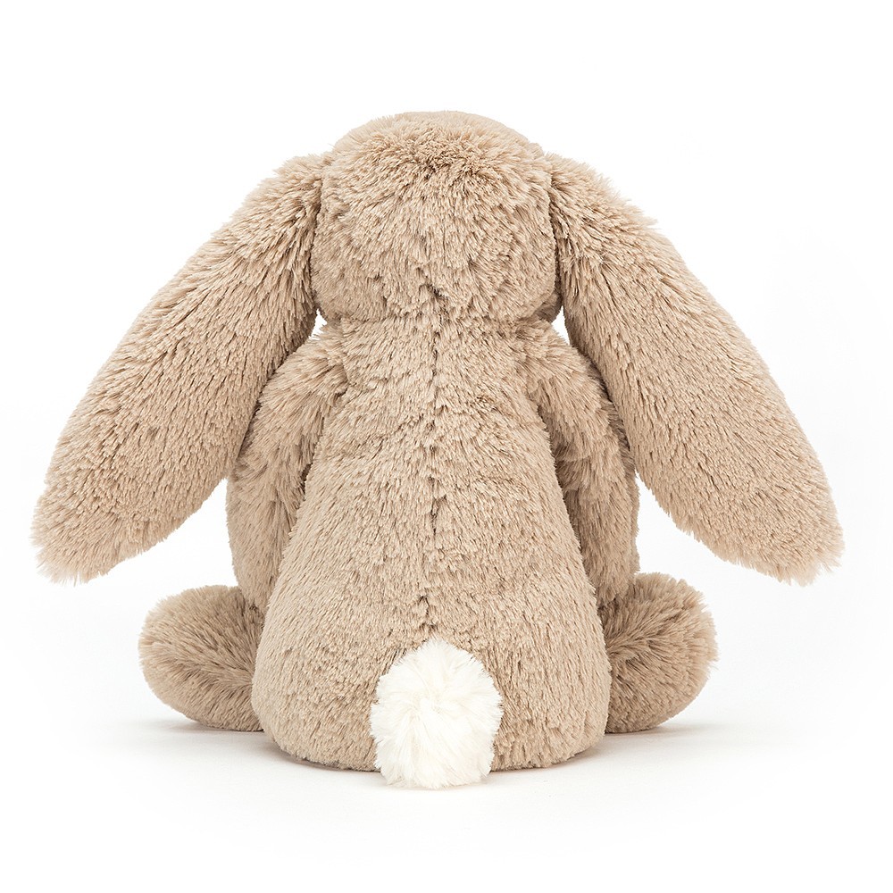Jellycat, Królik beżowy z kolorowymi uszami 31cm