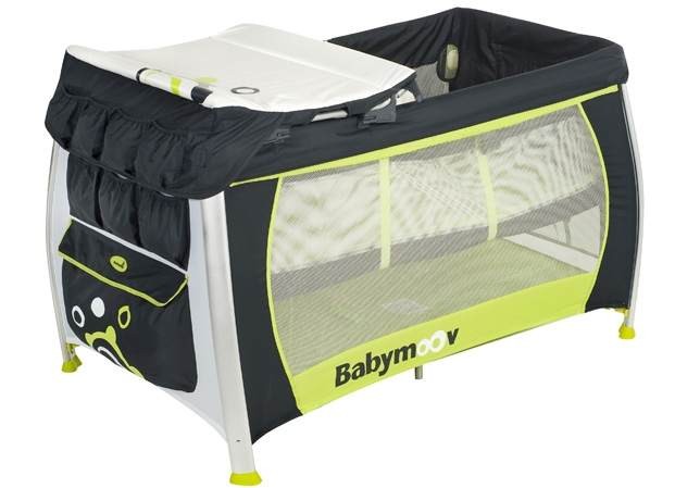 Łóżeczko turystyczne Silver Dream Babymoov - Green / Grey
