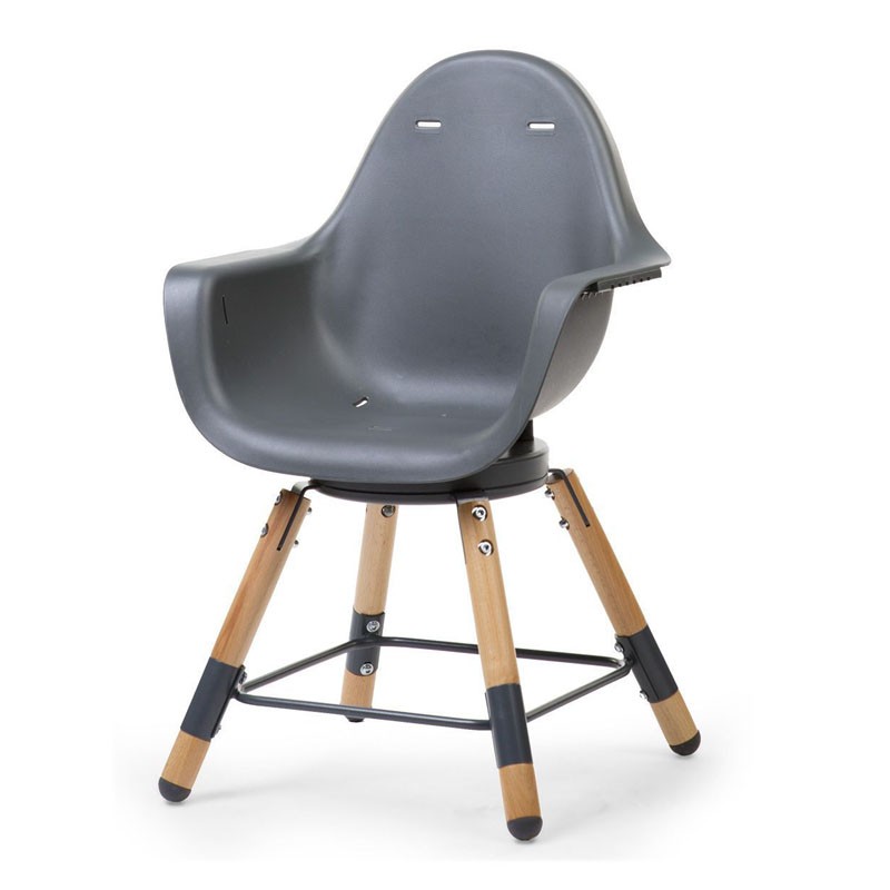 Childhome, Krzesełko do karmienia Evolu 2 ONE80 Natural/Anthracite Childhome, Krzesełko do karmienia Evolu 2 ONE80 Natural/Anthracite