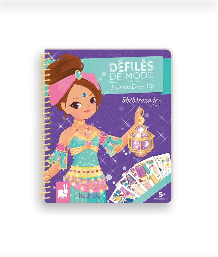 Janod, Zeszyt - kołonotatnik kreatywny Pokaz mody Szeherezada