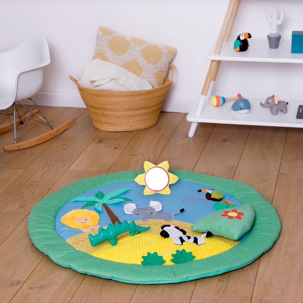 Little Big Friends, Mata edukacyjna dla niemowląt – wersja DŻUNGLA Little Big Friends, Mata edukacyjna dla niemowląt – wersja DŻUNGLA