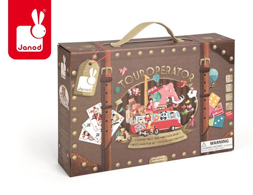 Janod, zestaw gier Touroperator, Janod, zestaw gier Touroperator,
