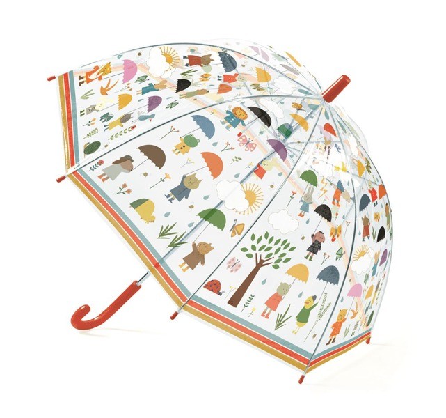 Djeco, Parasol przeciwdeszczowy w deszczu Djeco, Parasol przeciwdeszczowy w deszczu