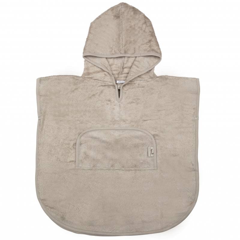 Timboo Bamboo, Bambusowe Poncho V-Neck Feather Grey