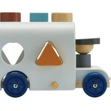 Plan Toys, Autobus - sorter - barwy sadu Plan Toys, Autobus - sorter - barwy sadu