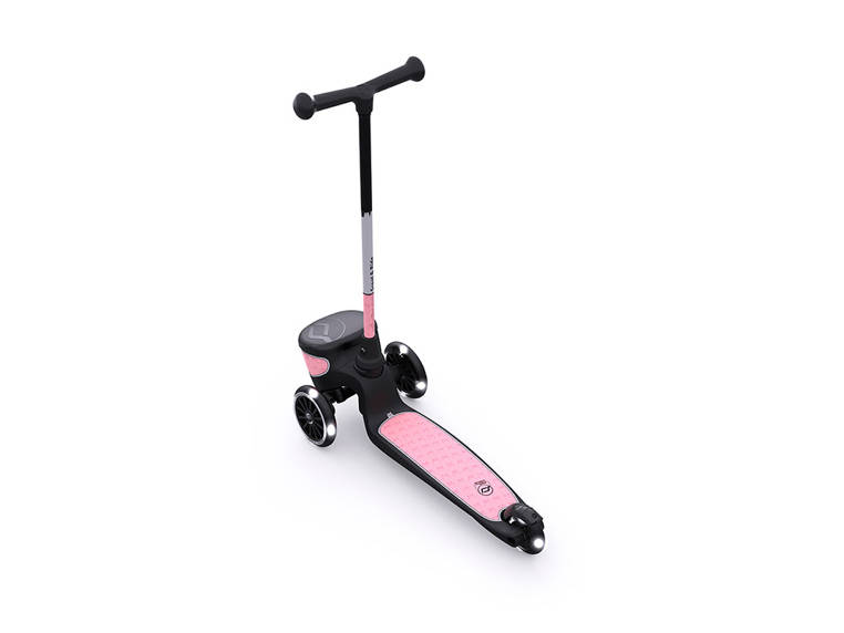 Scootandride, Highwaykick 2 Lifestyle Hulajnoga trójkołowa balansowa ze świecącymi kółkami odblaskową kierownicą Reflective Rose Scootandride, Highwaykick 2 Lifestyle Hulajnoga trójkołowa balansowa ze świecącymi kółkami odblaskową kierownicą Reflective Rose