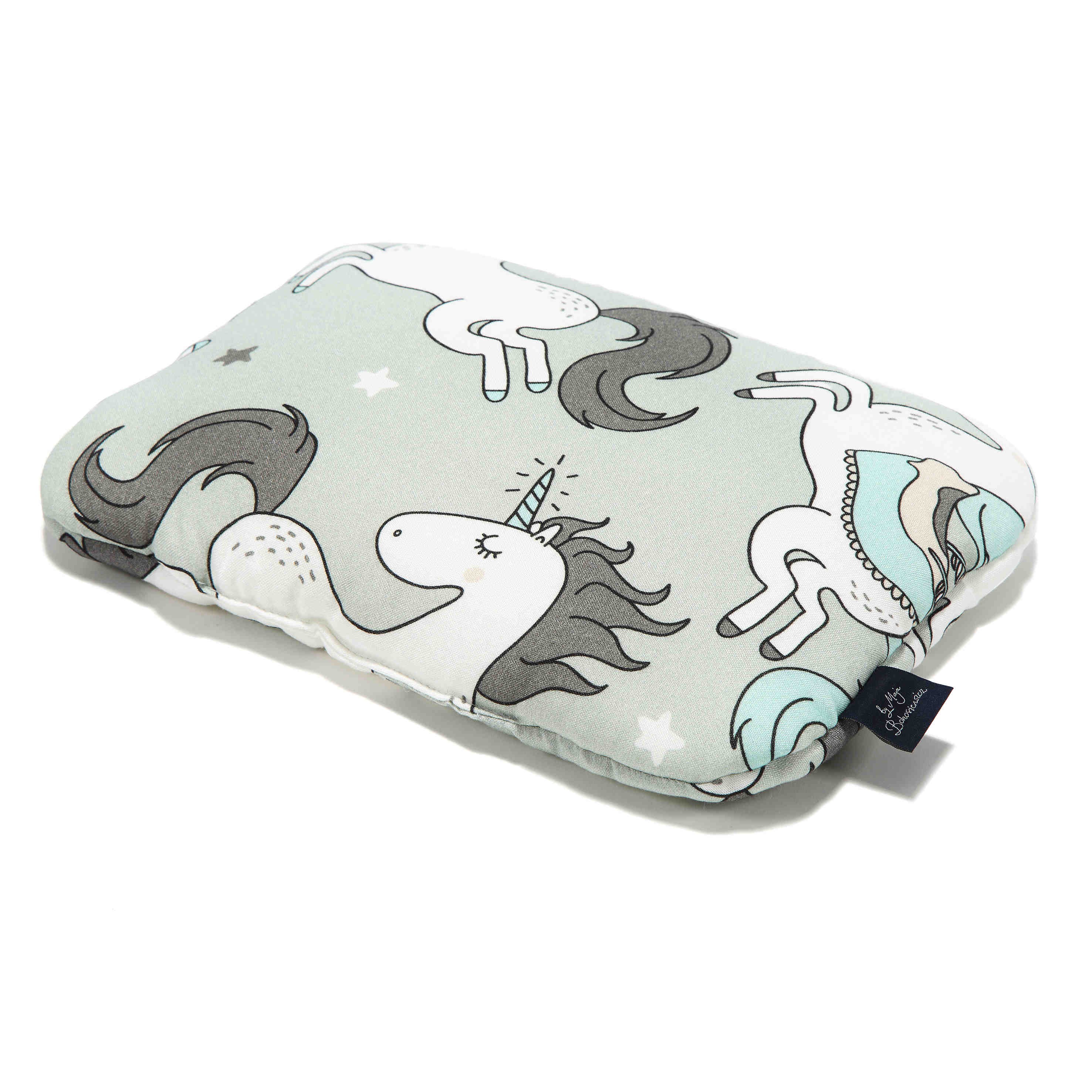 La Millou,  Baby Bamboo Pillow -Unicorn Rainbow Knight