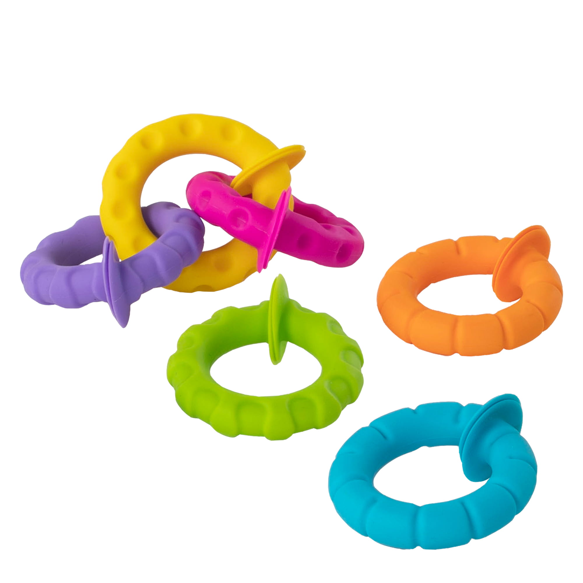 Fat Brain Toy, Bobo Przyssawki Kółeczka PipSquigz Ringlets