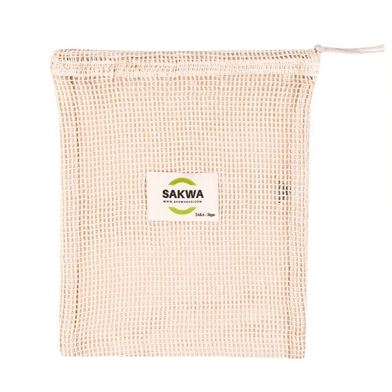 Sakwabag, Worek na zakupy zero waste, średni, 25x30cm, tara 35g