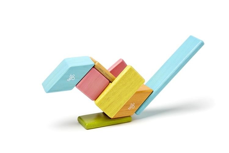 Tegu, Drewniane klocki magnetyczne CLASSICS zestaw 14szt Tints Tegu, Drewniane klocki magnetyczne CLASSICS zestaw 14szt Tints