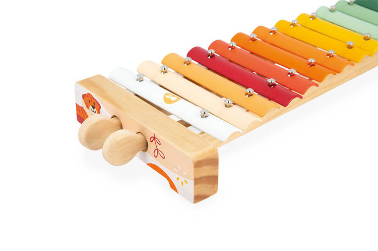 Janod, Cymbałki 12 tonów metalowe Sunshine 18m+