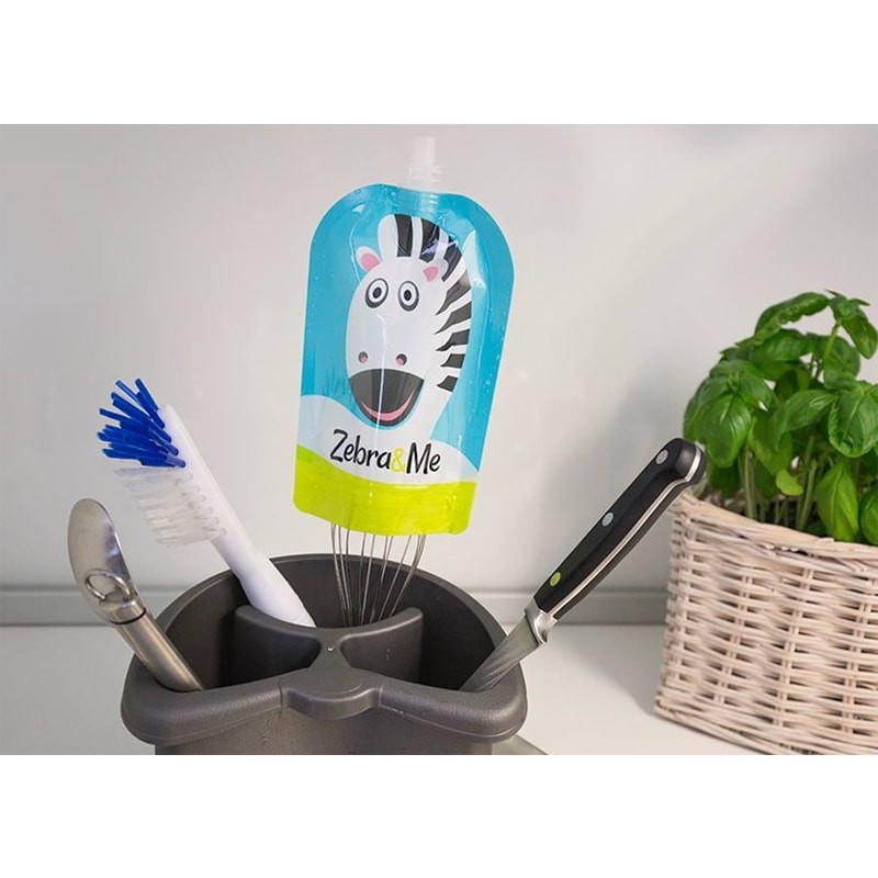 Zebra & Me, ASTRO - 2 PACK Saszetki do karmienia wielorazowe Zebra & Me, ASTRO - 2 PACK Saszetki do karmienia wielorazowe