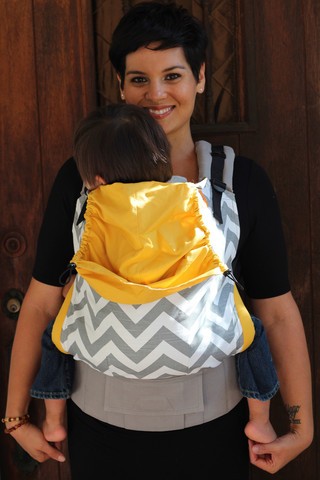 Nosidełko Ergonomiczne Baby Tula - Gray Zig Zag