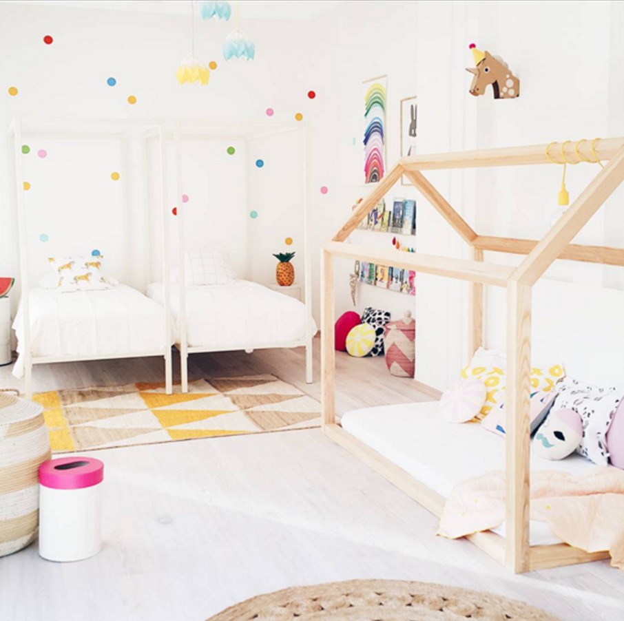 Moon - łóżeczko Domek White Moon - łóżeczko Domek White