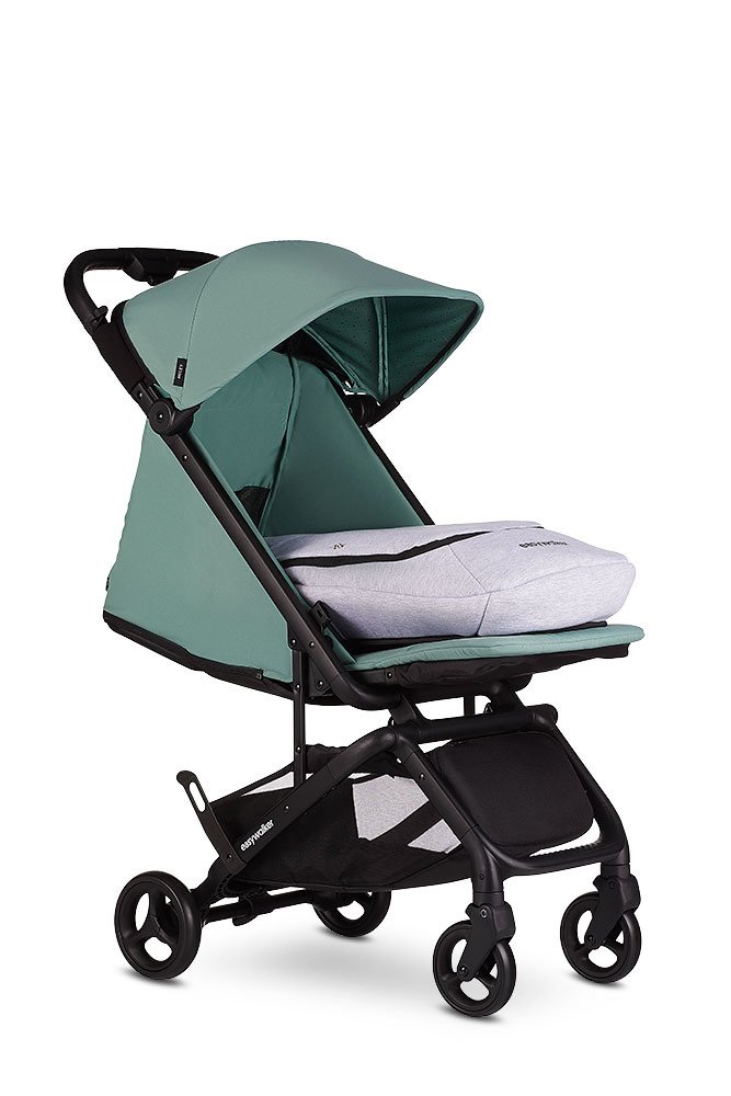 Easywalker, Miley Kompaktowy wózek spacerowy ze zintegrowaną torbą transportową Coral Green Easywalker, Miley Kompaktowy wózek spacerowy ze zintegrowaną torbą transportową Coral Green