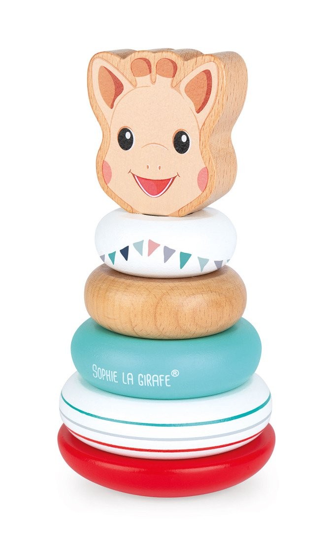 Janod, Układanka drewniana piramida wańka-wstańka Żyrafka Sophie