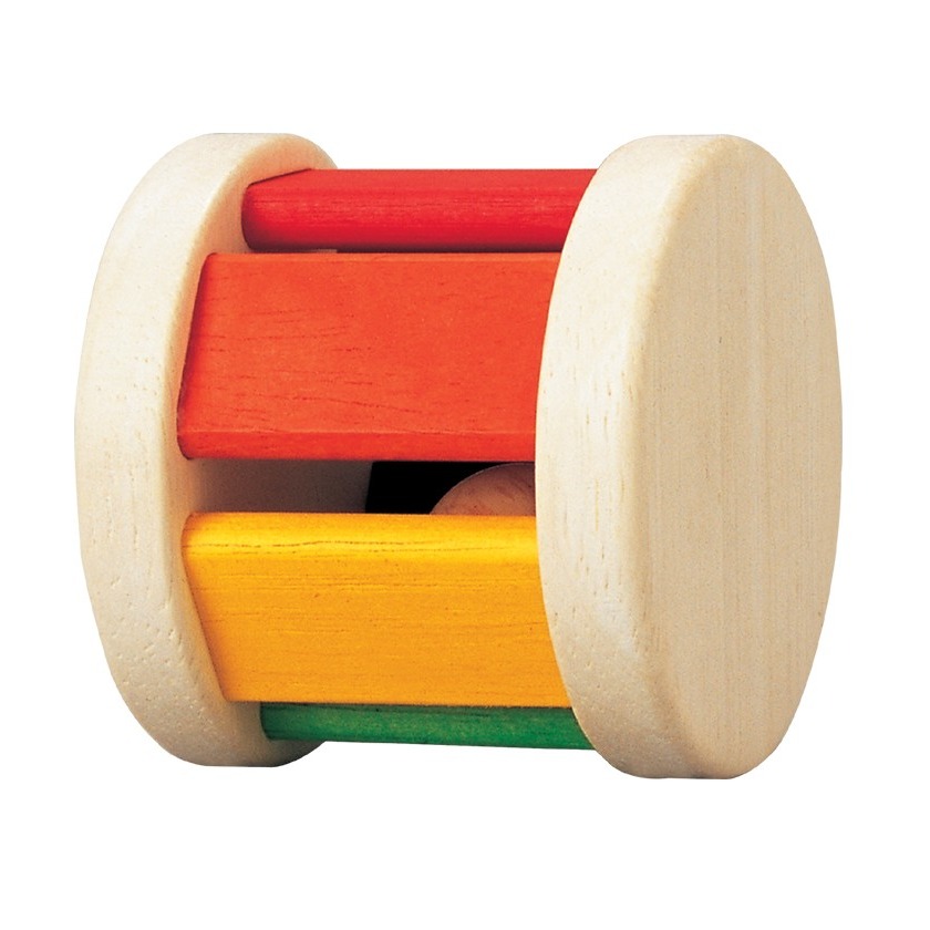 Plan Toys, Drewniana grzechotka Roller