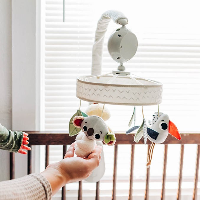 Tiny Love, Karuzela do łóżeczka z dźwiękami i szumem - Boho Chic